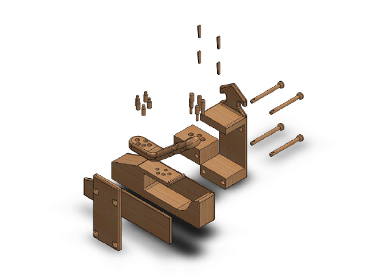 Ancient Egyptian Lock | 3d print model