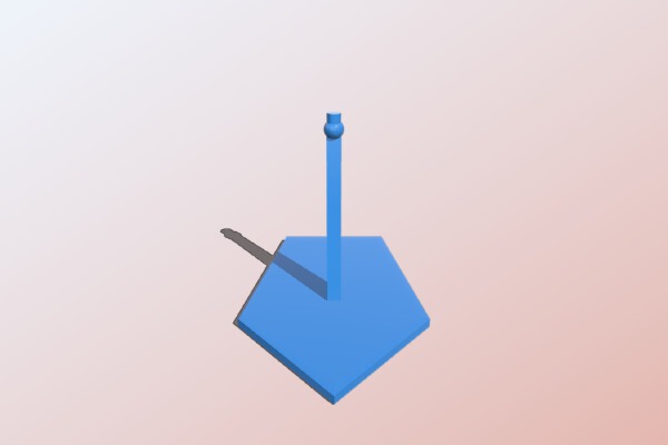 Model Airplane Stand (1:400 Scale ) | 3d print model