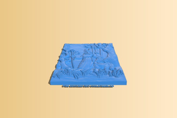 Painting of the god Belbog | 3d print model