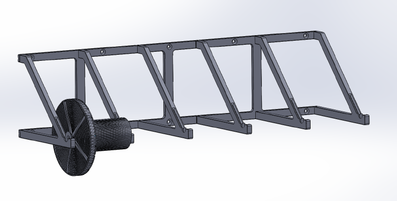 MMU Spoolholder for Stuva _ Besta | 3d print model
