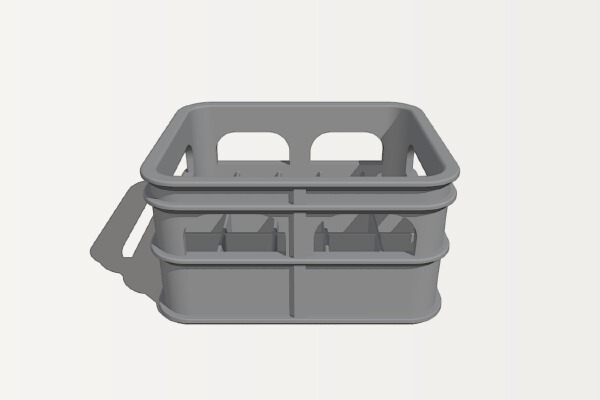 AA Beer Crate | 3d print model