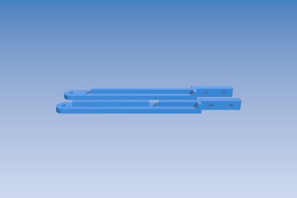 Printrbot Printable Bed Frame (shorter version) | 3d print model