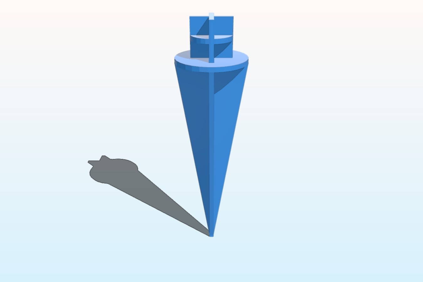 Stake for solar landscape light
