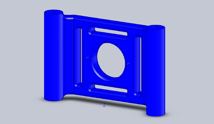 Lynxmotion Hunter V-Tail 500 FPV Camera Mount | 3d print model