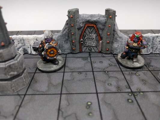 DungeonSticks: Caverns - Duergar _ Dwarf Door | 3d print model