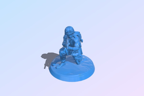 World War 2 soldiers | 3d print model