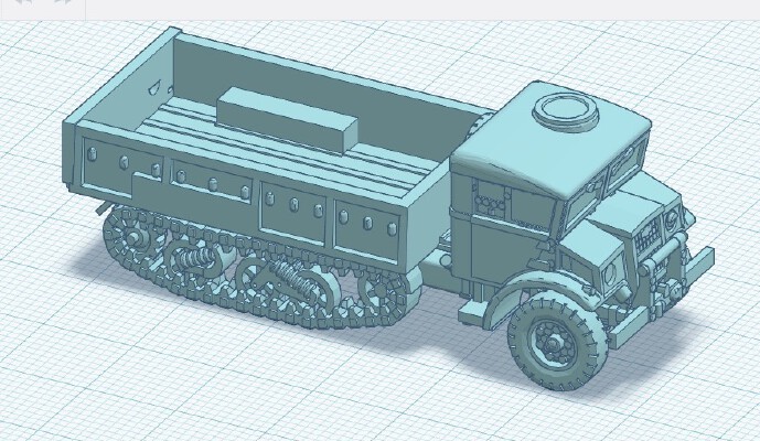 CMP C60L Half-Track | 3d print model