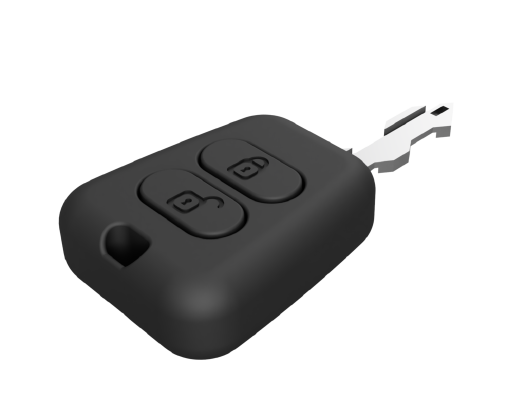 Car Key - Peugeot 206 SW | 3d print model