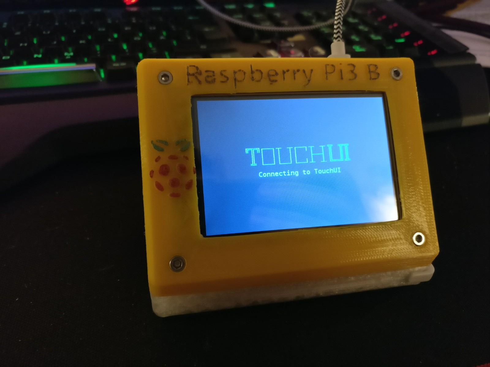 Pi TFT Console Case Remix for Stylus and 30mm Fan