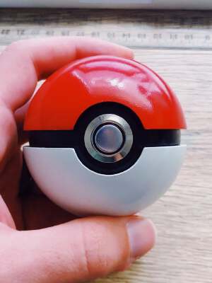 Pokéball with LED button | 3d print model