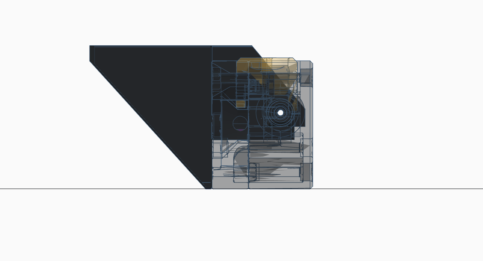 Creality CR-10, CR-10s Bondtech BMG Extended Arm Sensor Mount (Remixed)