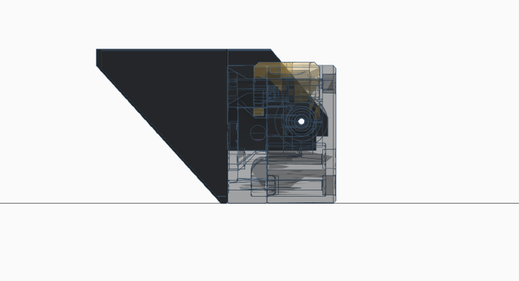 Creality CR-10, CR-10s Bondtech BMG Extended Arm Sensor Mount (Remixed) | 3d print model