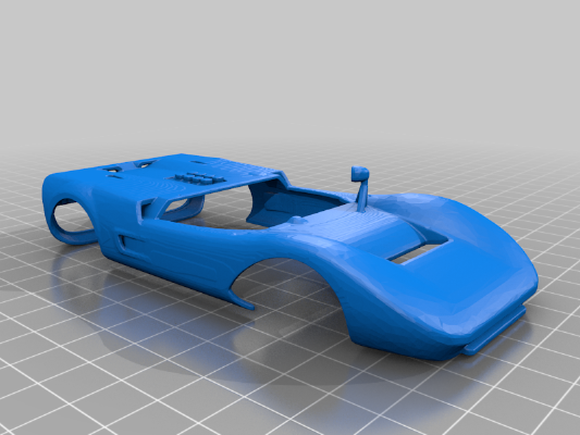 Nissan R381 Slot Car Shell | 3d print model
