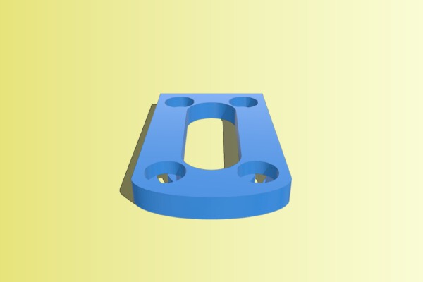 Dust shoe for Quiet Cut spindle upgrade for Shapeoko2 CNC router | 3d print model