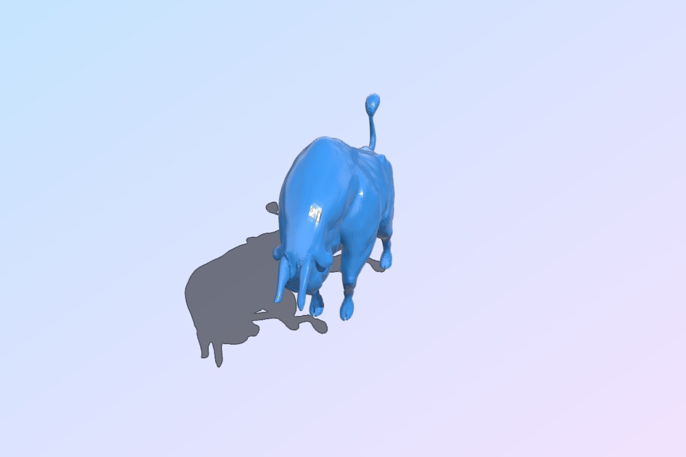 Angry bull