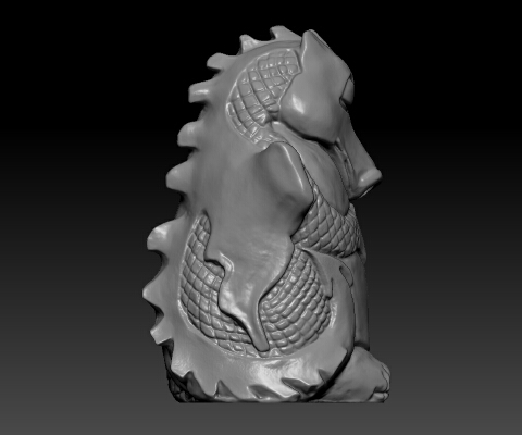 Chilled welsh dragon incense cone burner | 3d print model