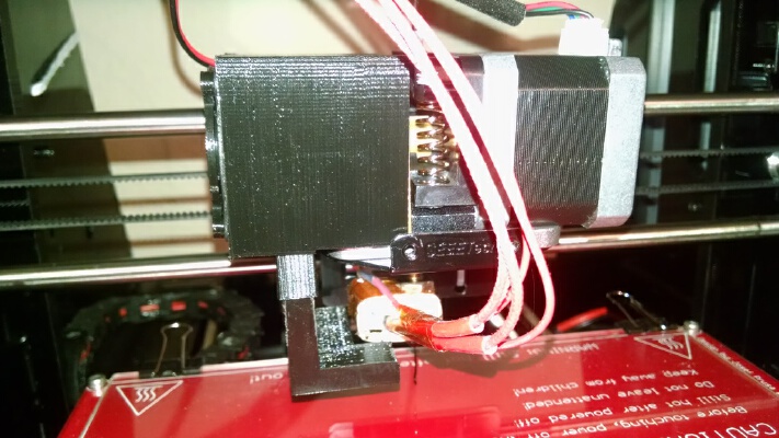 Prusa I3 Geeetech Pro B fan duct for hotend | 3d print model