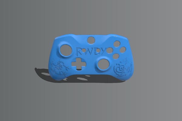 Xbox One S Custom Controller Shell: RWBY Ruby Rose Edition | 3d print model