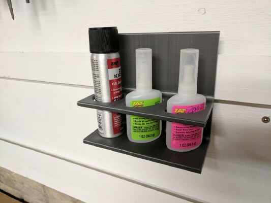 French Cleat Glue Bottle Holders | 3d print model