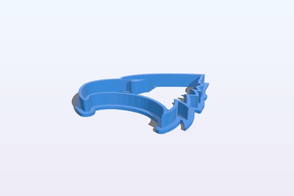 Georgia Southern Eagle Cookie Cutter | 3d print model
