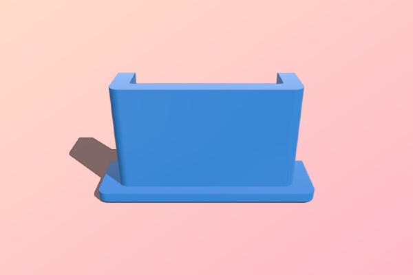 USB A female panel mount | 3d print model