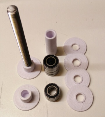 FilamentChallenge - Simple Dynamic Spool Holder | 3d print model
