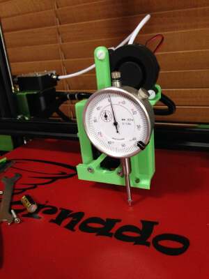 Dial Indicator Gauge_Laser_SN04 probe mount for the Petsfang on a Tornado_ CR10_ Ender2or3_Michelangelo and more | 3d print model