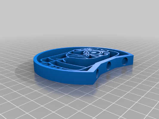Bluey Grannies - Stained Glass Mouse Ear - Interchangeable | 3d print model