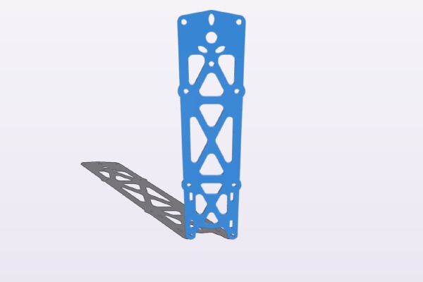 Martian II Quadcopter Top Plate | 3d print model