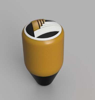 Logitech G27 Shift Knob With Eunos Roadster Emblem | 3d print model