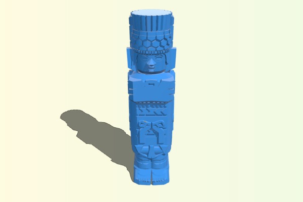 Atlante of Tula – Mexico | 3d print model
