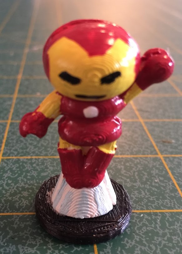 Cartoon Figure - Flying Guy - Complete