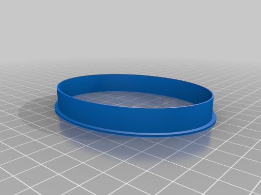 Oval cookie cutter | 3d print model