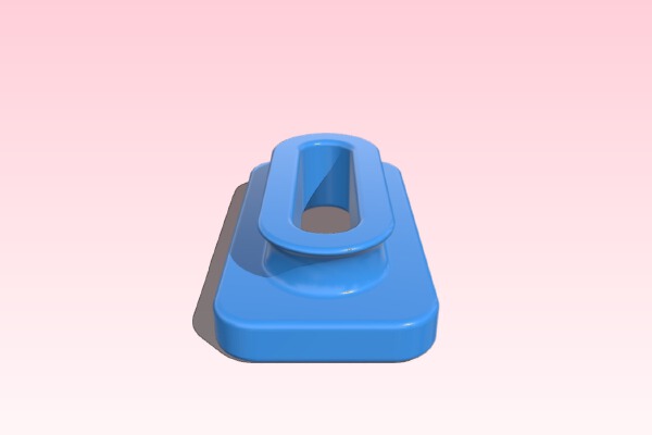 Xiaomi Mi Band 3 strap modular holder | 3d print model