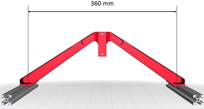 Flying Extruder for Cartesian Printer and 20x20 Aluminium Profile | 3d print model