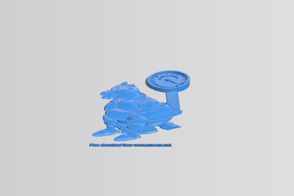 Woman in the toilet | 3d print model