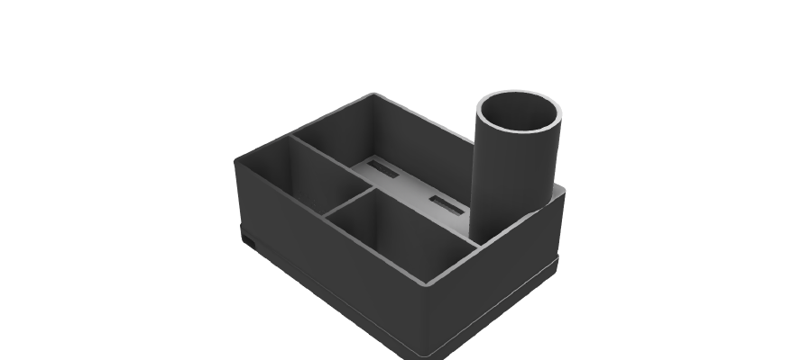 Kitchen Sink Sponge Brush Holder | 3d print model