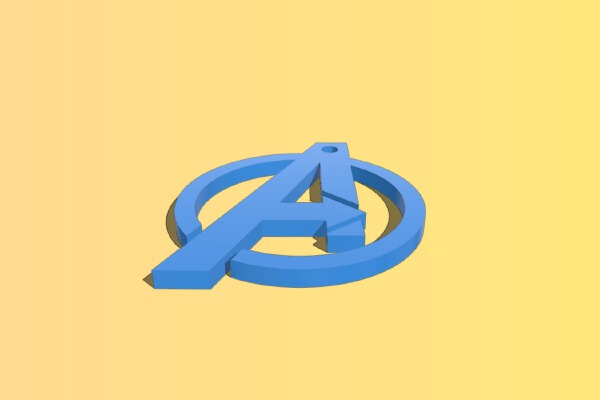 Avengers keychain | 3d print model