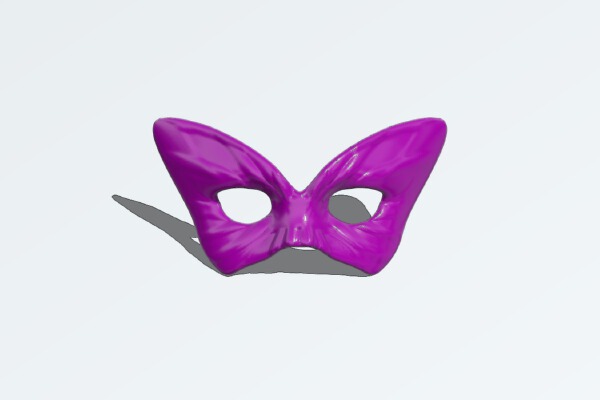 Masquerade Butterfly Mask | 3d print model