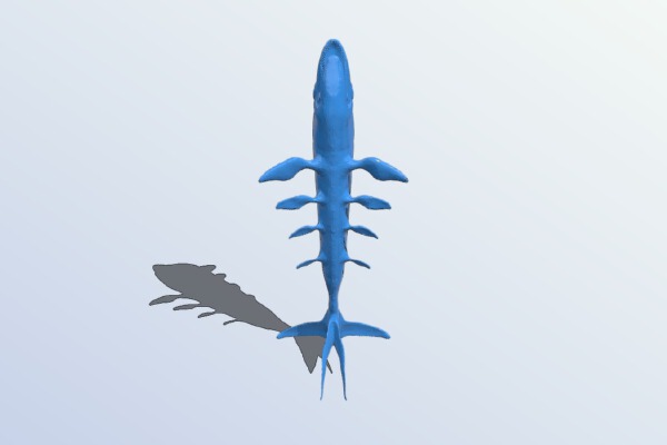 Ancient pisces fish | 3d print model