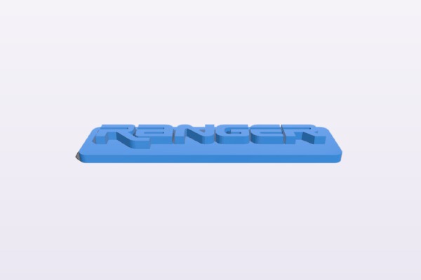 Ford Ranger Logo | 3d print model