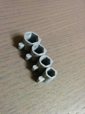 Metric Hex Nut Socket Tool (Any Size) | 3d print model