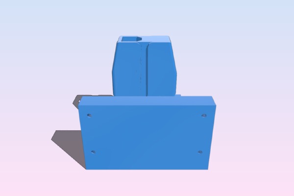 MG100 EMF100 Wall Mount | 3d print model