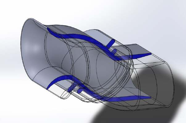 Air Intake Hose (Snorkel) v5 for Aprilia RS 125 2T | 3d print model