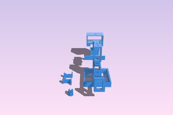 RPi-microscope for histology with focus-drive and XY stage | 3d print model
