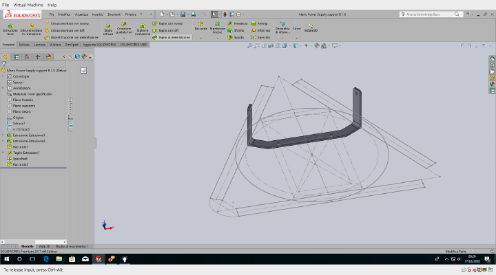 Kossel Plus power supply supports | 3d print model