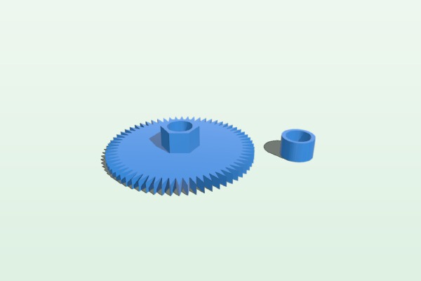 motor gear for UDI R_C U829A | 3d print model