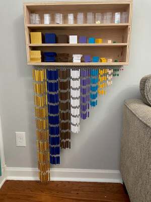 Montessori Math Beads _ Cubes | 3d print model