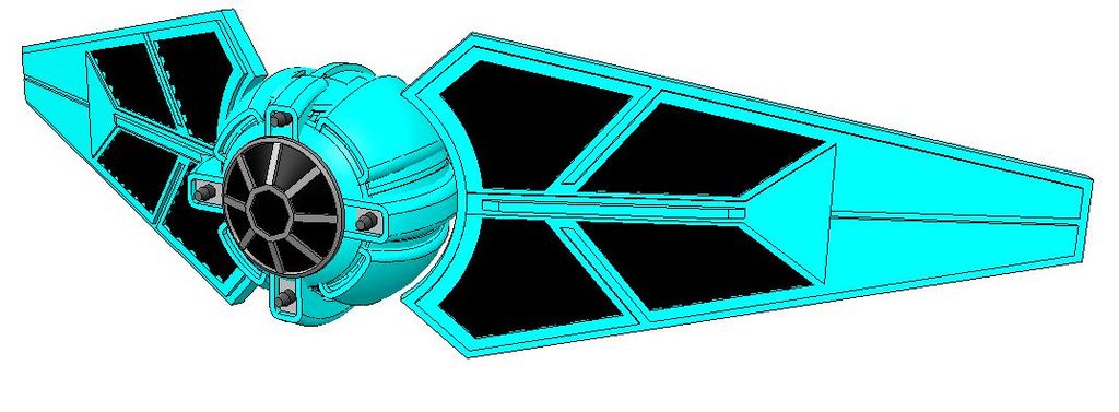 SW - TIE Predator | 3d print model