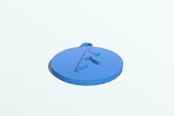 Portal Pendant - Customized Geek Chic | 3d print model